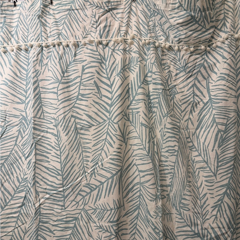 Tropical shower curtain